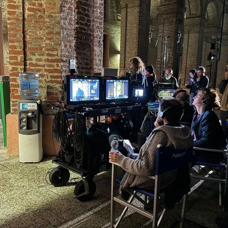 CARMAGNOLA - L'ospedale San Lorenzo set del film «Gli ultimi giorni di vita di Leonardo Revelli, figlio unico» - FOTO