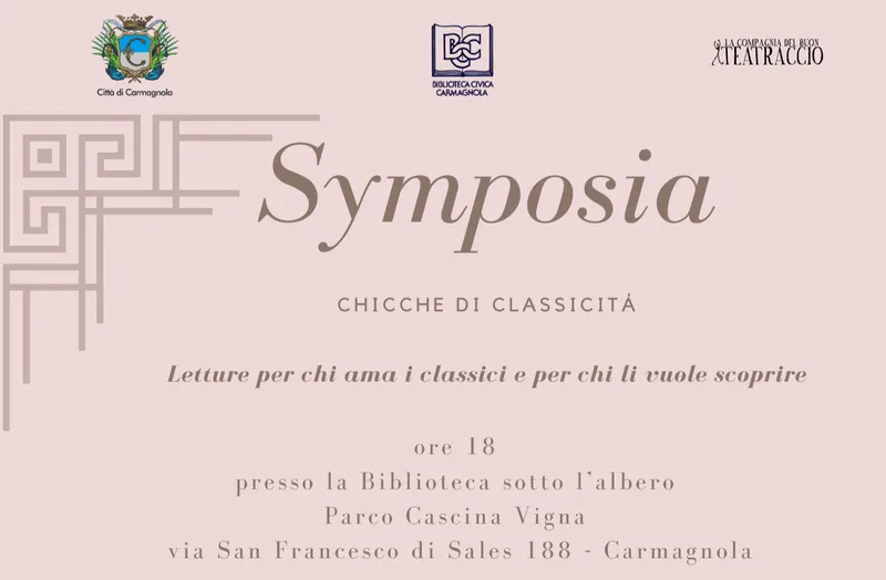 CARMAGNOLA - Symposia: chicche di classicità dal 9 maggio