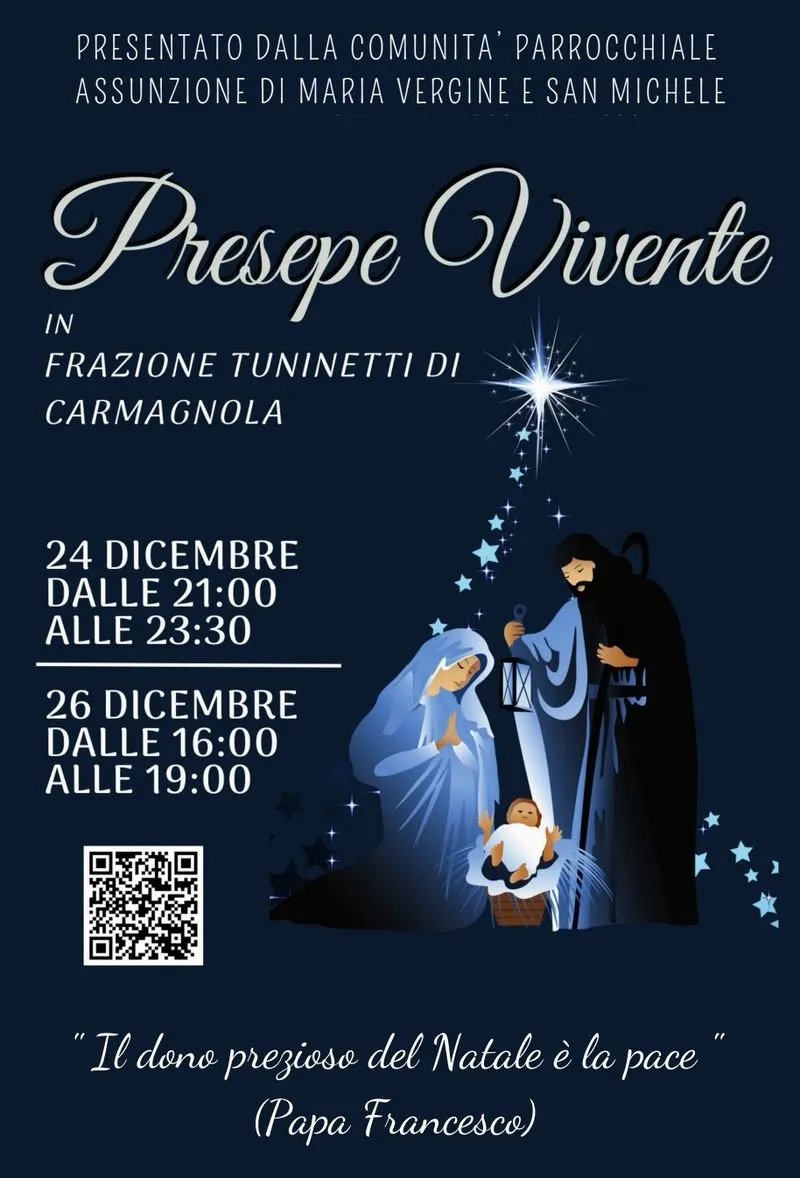 CARMAGNOLA - Torna il presepe vivente ai Tuninetti - FOTO