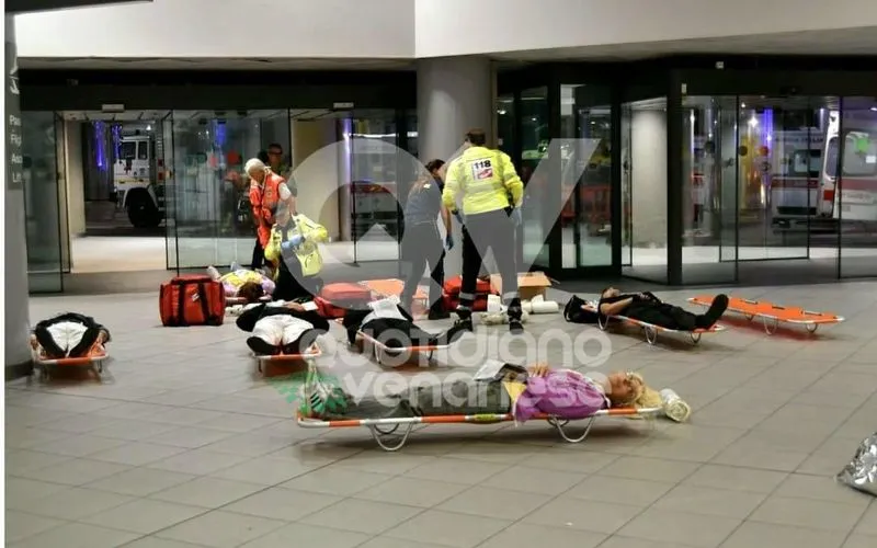 CASELLE - «Emergenza, è precipitato un aereo»: ma fortunatamente era un'esercitazione - FOTO