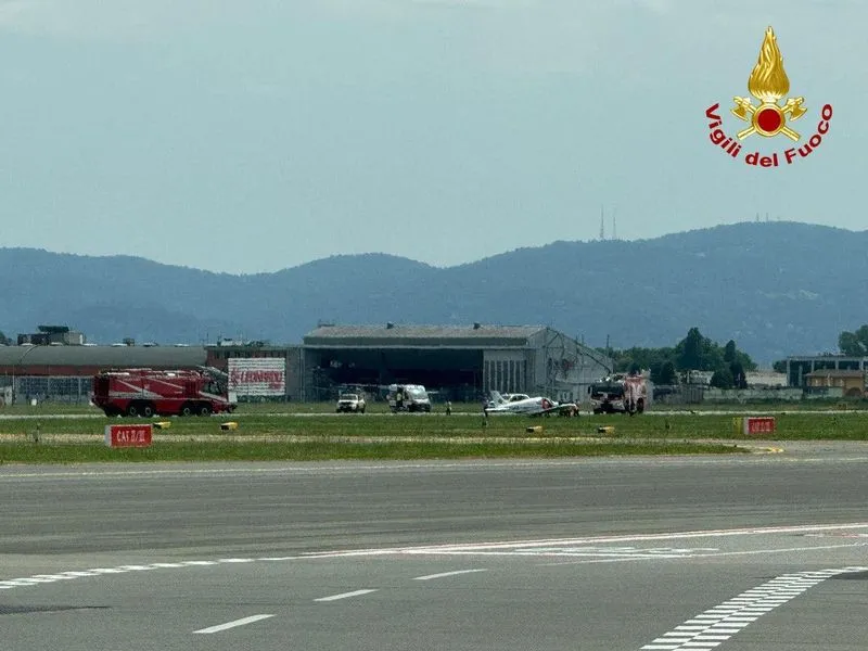 CASELLE - INCIDENTE AEREO - Aereo leggero non completa positivamente l'atterraggio: pilota illeso