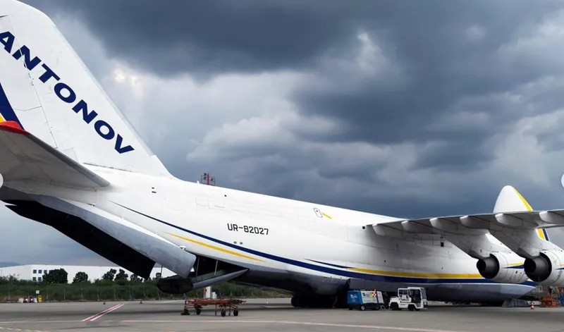 TORINO-CASELLE - A sorpresa in aeroporto è nuovamente atterrato il «Gigante dei cieli»: l'Antonov - FOTO