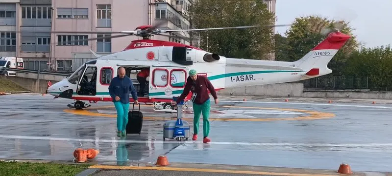 CASELLE - Troppa nebbia, l'aereo con il cuore per il trapianto dirottato a Malpensa: alla fine i soccorritori ce l'hanno fatta