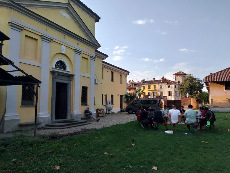 CASELLE - Alla Cappella di Sant'Anna il pellegrinaggio dei futuri sacerdoti salesiani - FOTO