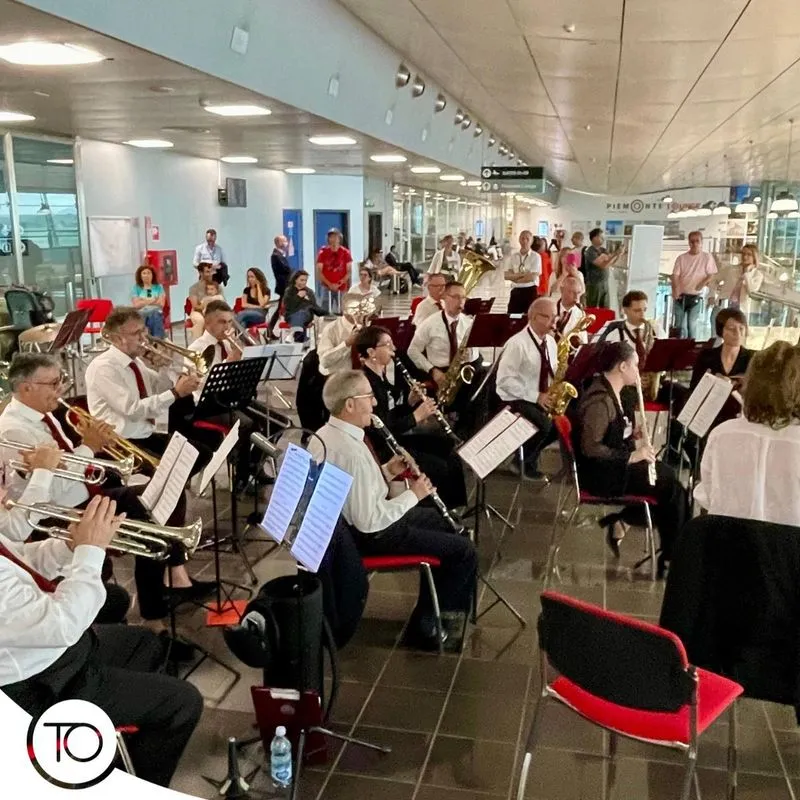 CASELLE - «Festa della Musica»: in aeroporto il concerto della Filarmonica La Novella
