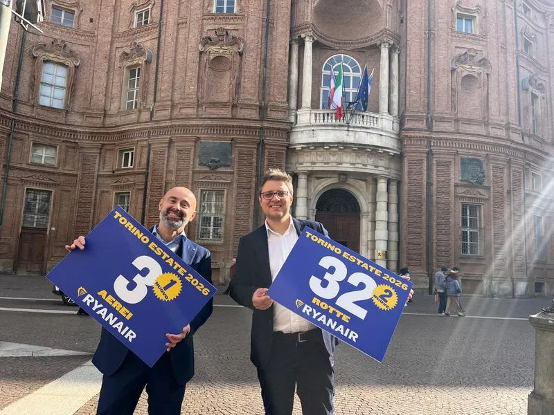 CASELLE - L'estate di Ryanair: da Torino si vola verso Sofia, Tirana, Reggio, Madrid, Malaga, Siviglia, Lamezia e Trapani