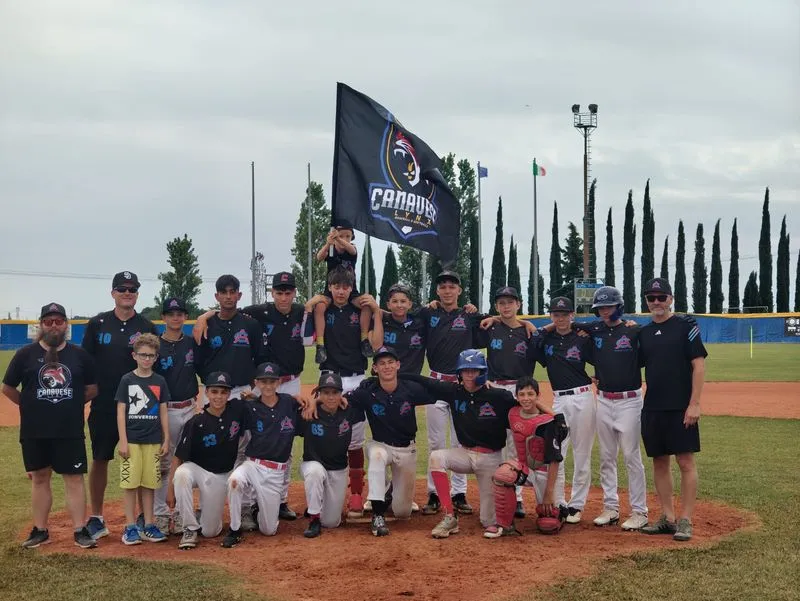 CASTELLAMONTE - I Canavese Lynx trionfano al torneo di Godo under 14 di baseball - FOTO
