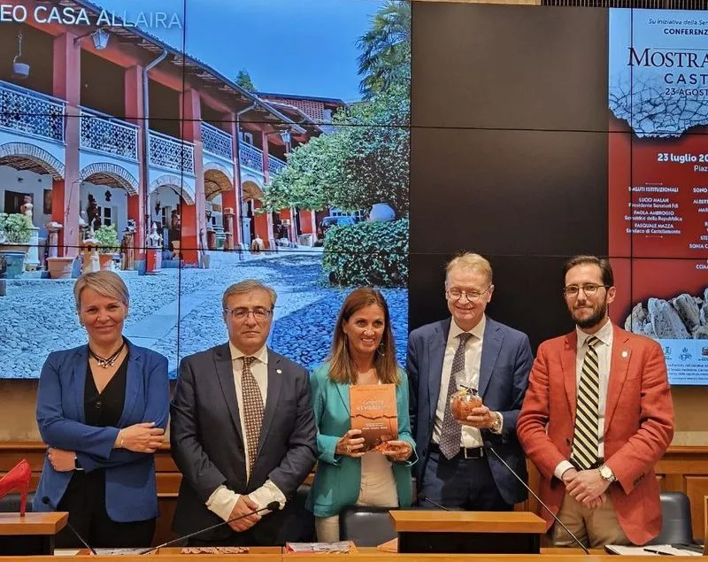 CASTELLAMONTE - La 64esima Mostra della Ceramica presentata in Senato a Roma - FOTO