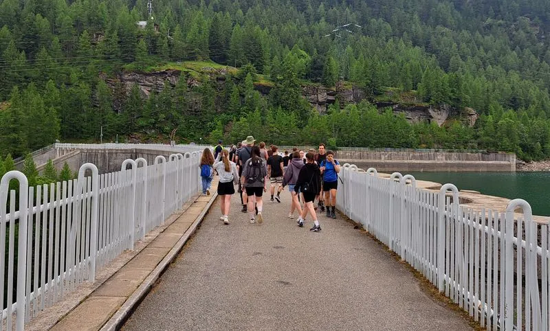 CERESOLE REALE - I ragazzi ucraini alla scoperta delle dighe Iren