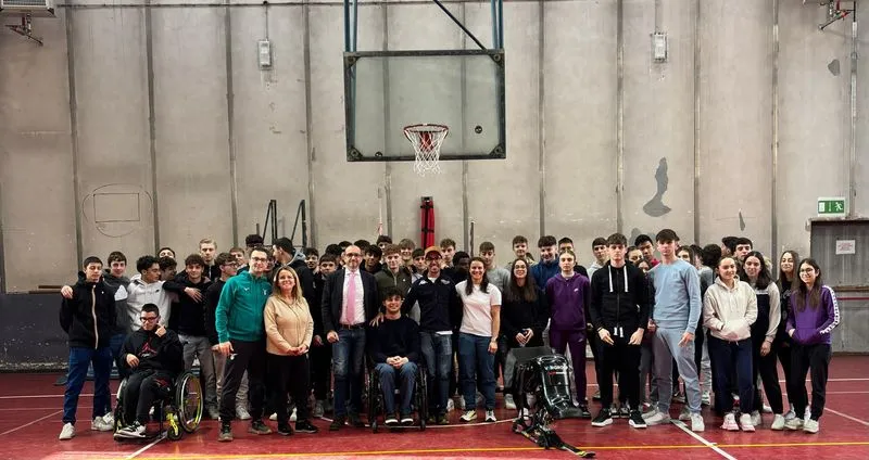 CIRIE' - Gli studenti del Fermi Galilei con Elena Ricaldone e due atleti paralimpici