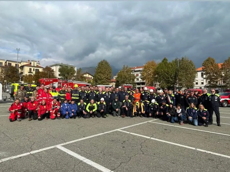 CUORGNE' - Oltre 300 bambini in piazza per «Io non rischio» - FOTO