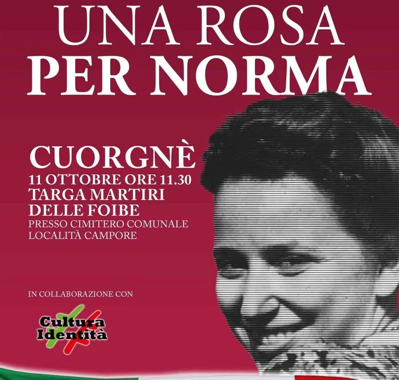 CUORGNE' - Una manifestazione in ricordo di Norma Cossetto