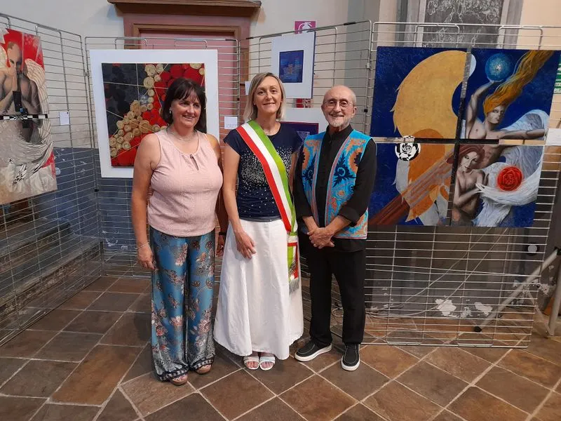 CUORGNE' - Inaugurata «Laultima»: la mostra di pittura di Giuseppe Ober Obertino - FOTO