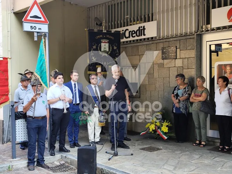 DRUENTO - La comunità ricorda la figura di Bartolomeo Mana, 46 anni dopo la tragica uccisione - FOTO
