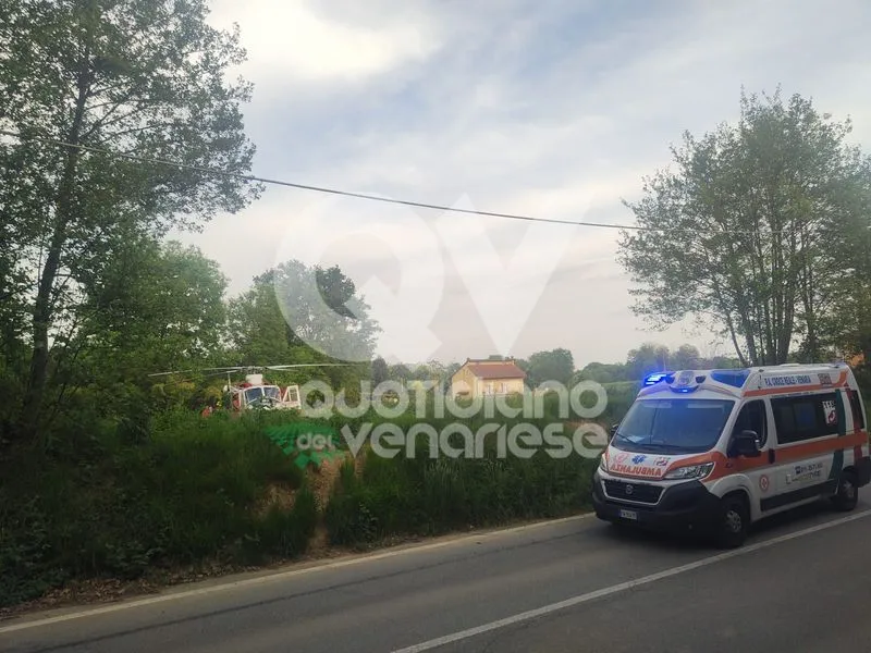 PAURA A FIANO - Schiacciato dalle pale di un mezzo agricolo: ricoverato in ospedale - FOTO