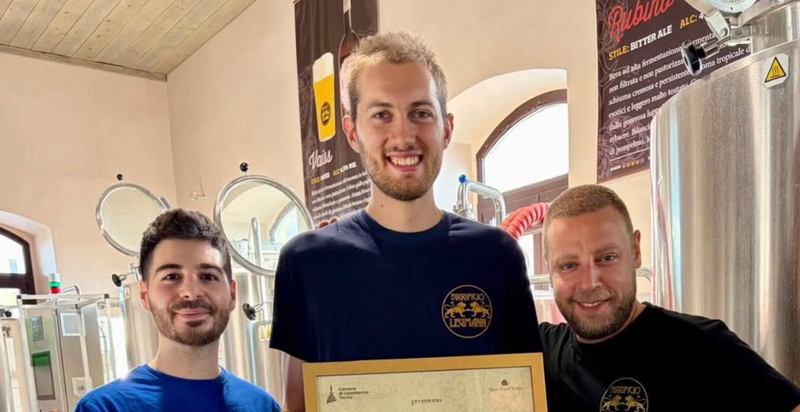GRUGLIASCO - Il «Birrificio Leumann» è «Maestro del Gusto»: «traguardo importante per noi e per quelli che credono in noi»