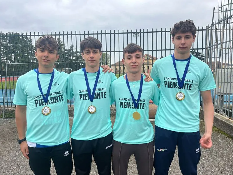 ATLETICA CANAVESANA - Campionati piemontesi staffette, trionfano i mezzofondisti e gli allievi della 4x400
