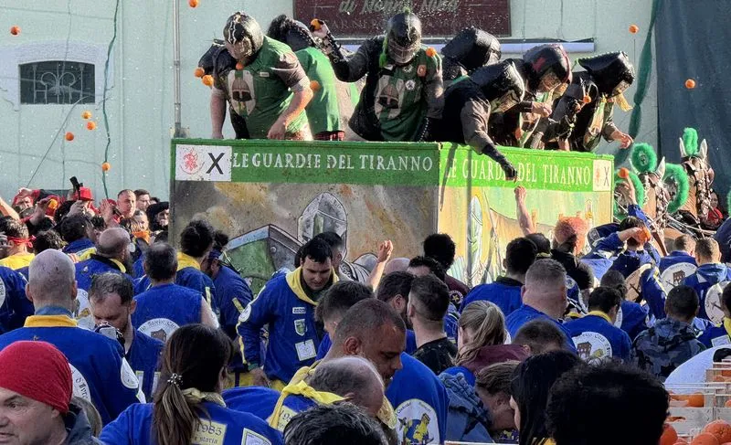 CARNEVALE IVREA - Battaglia delle arance, ecco le classifiche ufficiali dell'edizione 2025