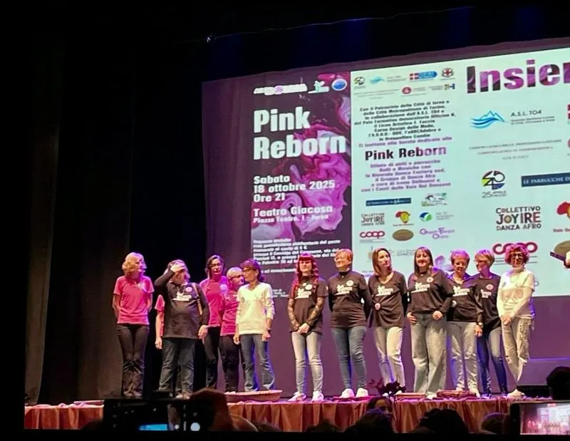 IVREA - Tutto esaurito al Giacosa per «Pink Reborn - Rinascita in Rosa»