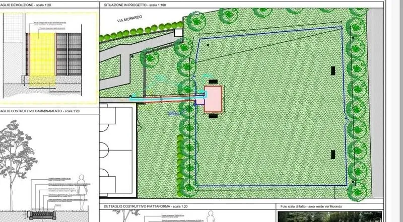 LA LOGGIA - Al via i lavori per l'ampliamento dell'area cani di via Morardo