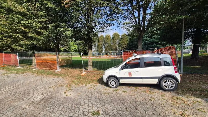 LA LOGGIA - Al via i lavori per l'ampliamento dell'area cani di via Morardo