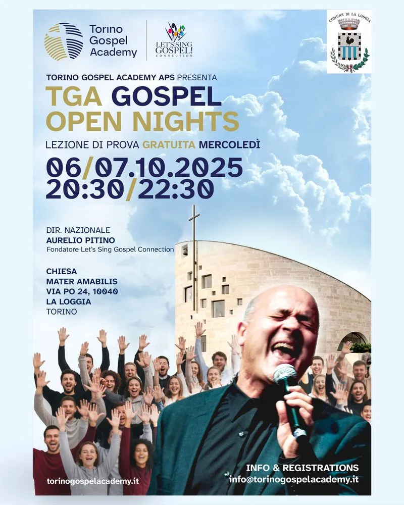 LA LOGGIA - Tre serate gratuite di Gospel con le «Gospel Open Nights»