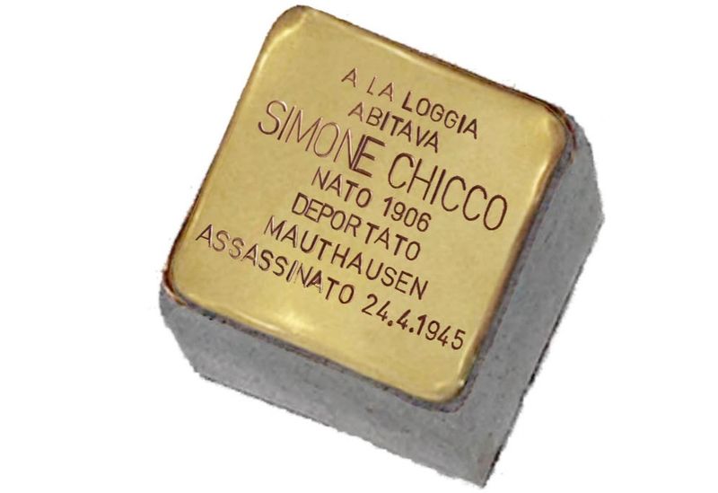 LA LOGGIA - Il Comune posa una pietra d’inciampo per Chicco Simone