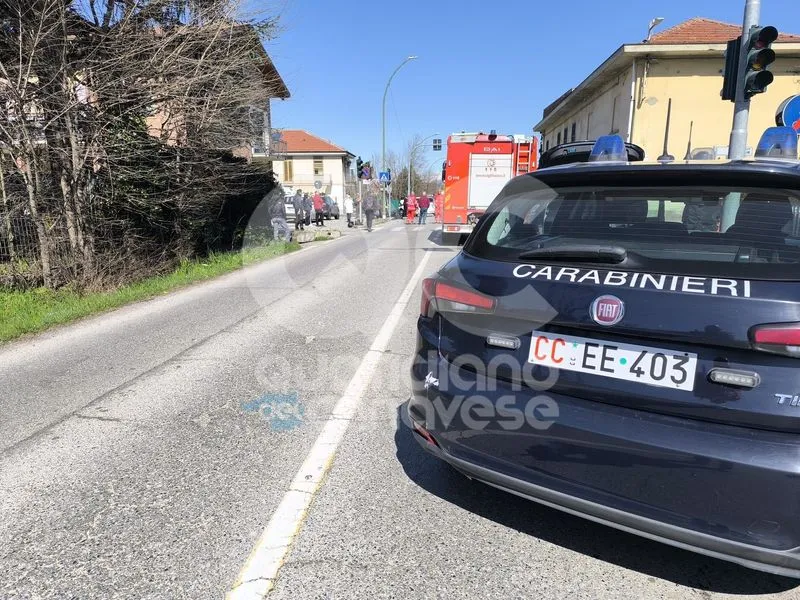 LEINI - Padre e figlia di Barbania feriti nello scontro tra un'auto e uno scooter: sono fuori pericolo - FOTO e VIDEO