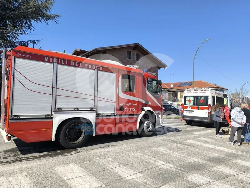 LEINI - Padre e figlia di Barbania feriti nello scontro tra un'auto e uno scooter: sono fuori pericolo - FOTO e VIDEO