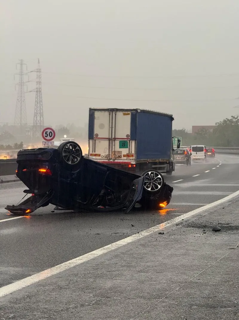 MALTEMPO IN ZONA OVEST - Mattinata da dimenticare in tangenziale con incidenti e code