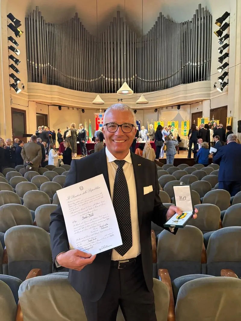 MIRAFIORI - Il Ceo di Alfa Romeo e Maserati, Santo Ficili, premiato come Maestro del lavoro - FOTO