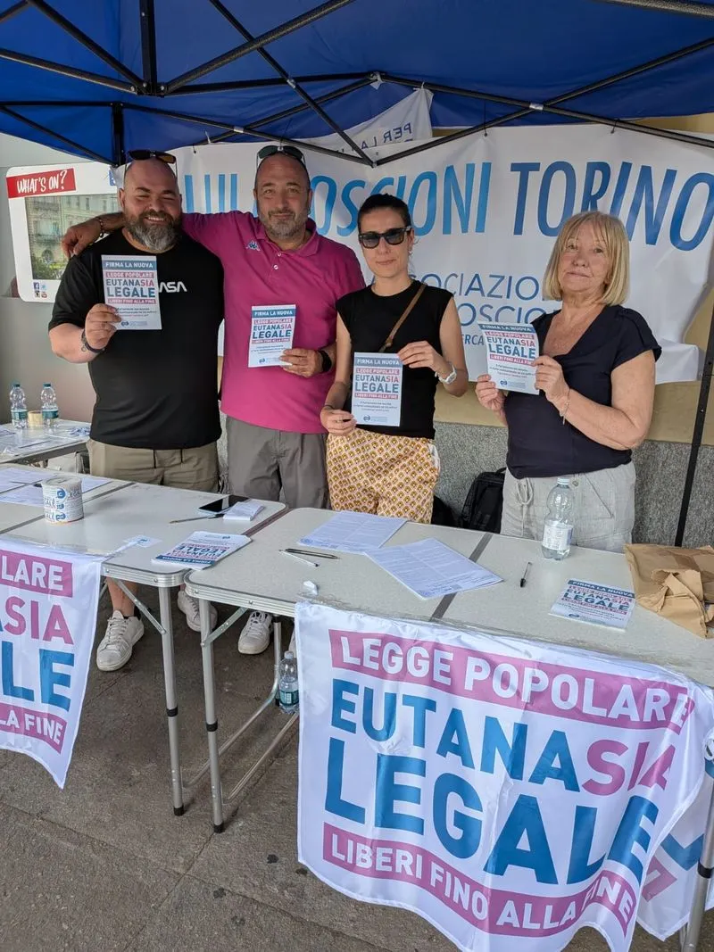 MONCALIERI - Fine vita, anche il sindaco Montagna tra i firmatari della proposta di legge dell'associazione Coscioni - FOTO