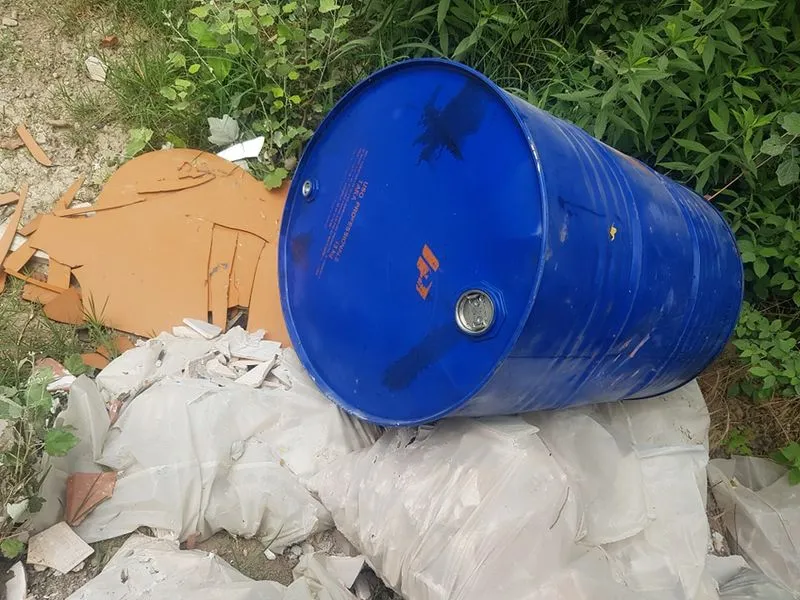 MONCALIERI - Scoperta una discarica a cielo aperto in borgata Palera - FOTO