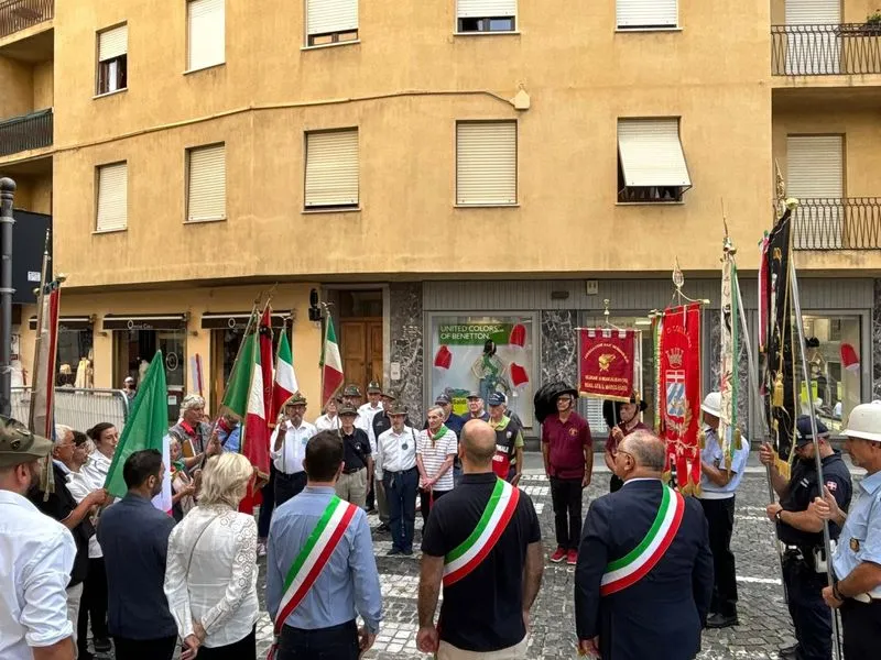 MONCALIERI - La città commemora i partigiani Brero, Cattaneo e Musso e le vittime della bomba del 1944 - FOTO