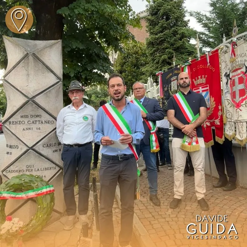 MONCALIERI - La città commemora i partigiani Brero, Cattaneo e Musso e le vittime della bomba del 1944 - FOTO