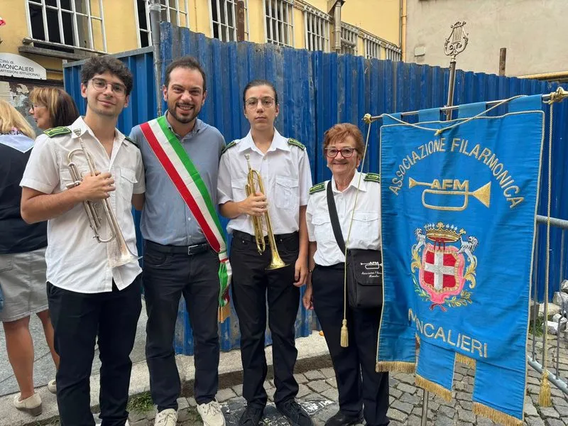 MONCALIERI - La città commemora i partigiani Brero, Cattaneo e Musso e le vittime della bomba del 1944 - FOTO