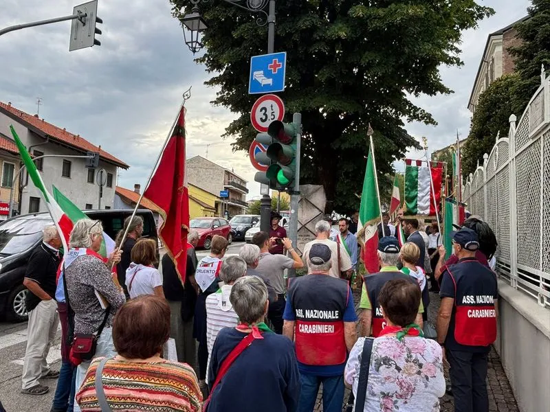 MONCALIERI - La città commemora i partigiani Brero, Cattaneo e Musso e le vittime della bomba del 1944 - FOTO