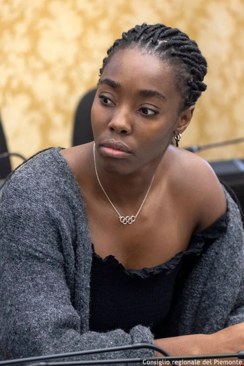 MONCALIERI - La campionessa Daisy Osakue scende in campo con il Consiglio regionale contro la violenza sulle donne - FOTO