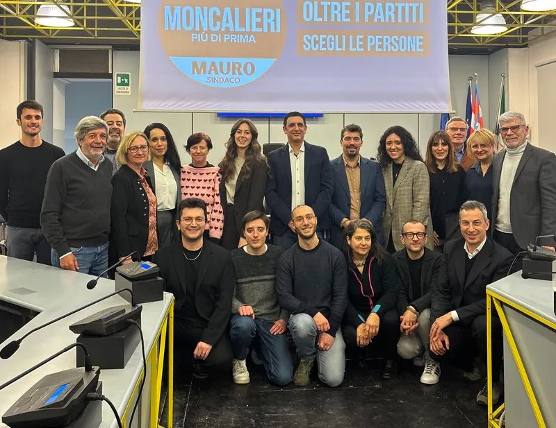 MONCALIERI - Elezioni amministrative, presentata la prima lista civica per Lorenzo Mauro
