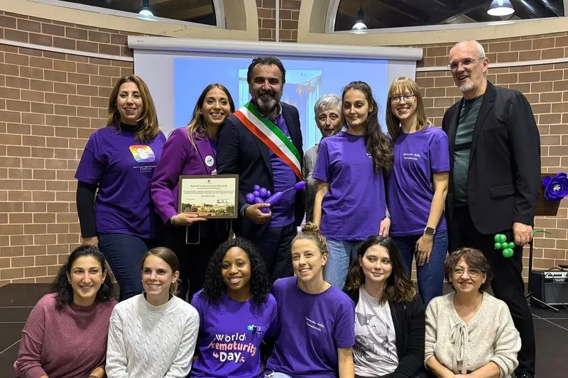 MONCALIERI - Celebrata la Giornata mondiale della prematurità - FOTO