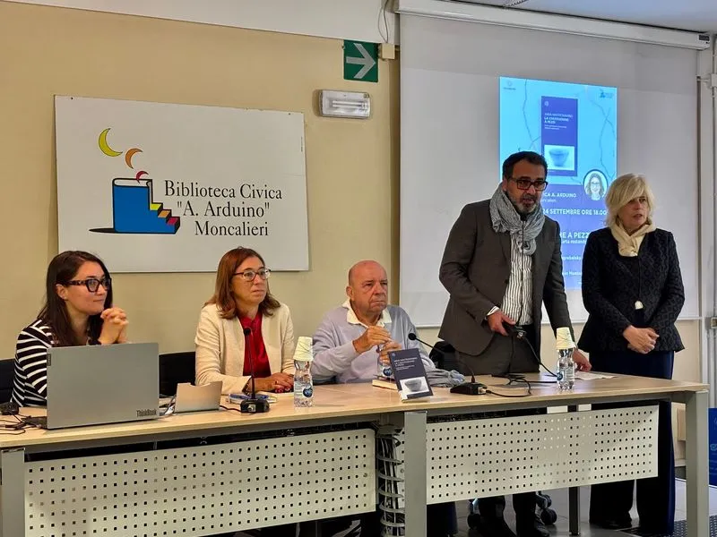 MONCALIERI - Il presidente emerito della Corte Costituzionale Gustavo Zagrebelsky ospite in biblioteca - FOTO