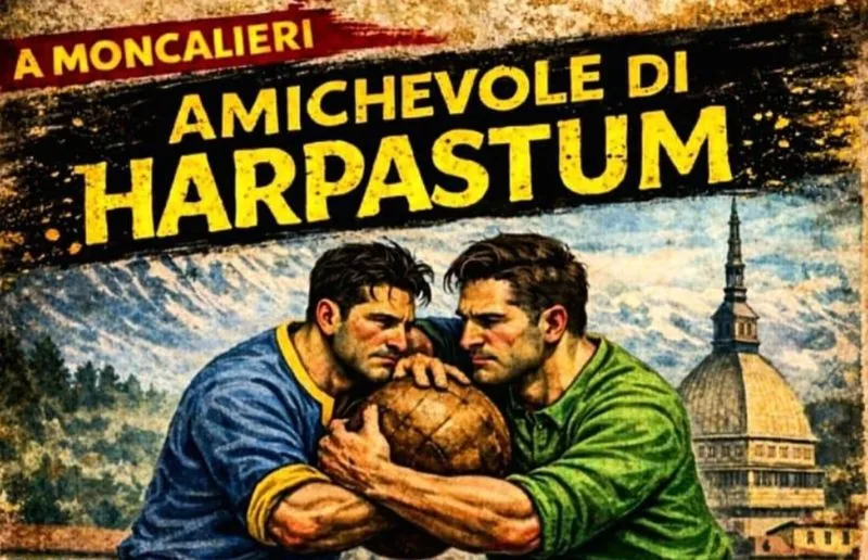 MONCALIERI - Arriva l'amichevole di harpastum tra Harpastum Augusta Taurinorum e San Giovanni Verdi di Firenze
