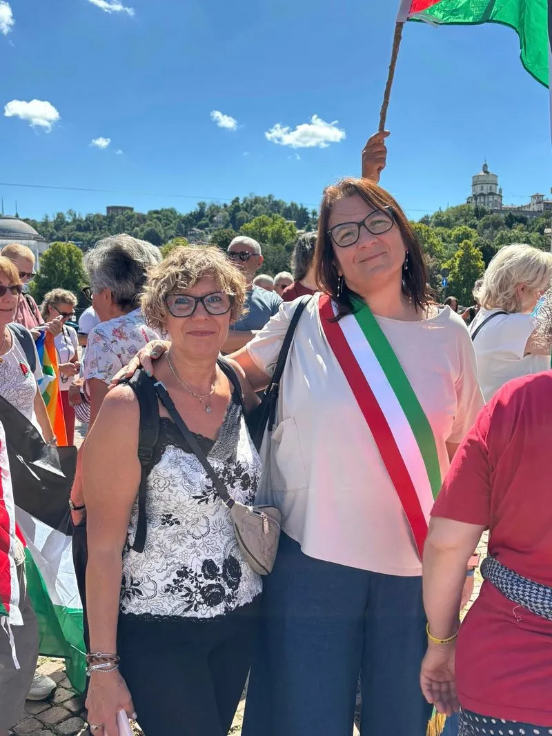 MONCALIERI - In tanti alla «Local march for Gaza» per chiedere lo stop a tutte le guerre - FOTO