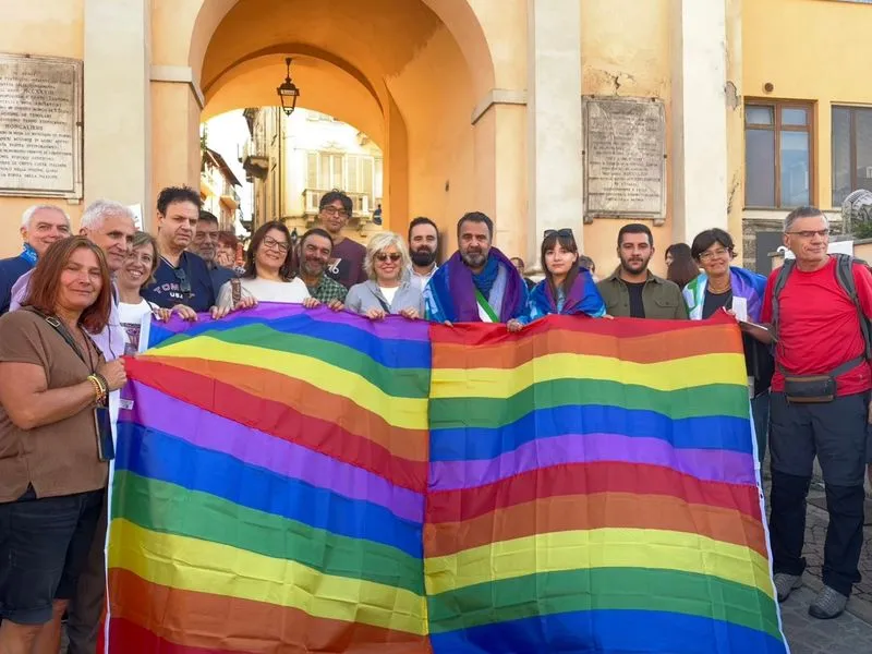 MONCALIERI - In tanti alla «Local march for Gaza» per chiedere lo stop a tutte le guerre - FOTO