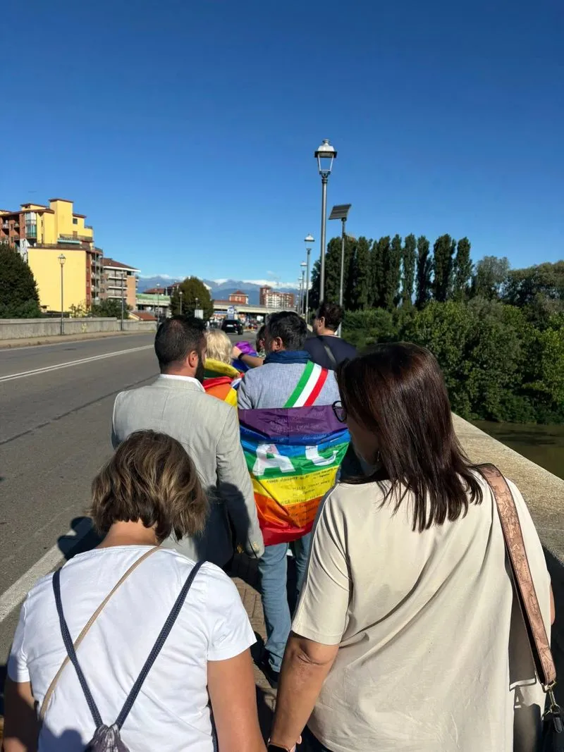 MONCALIERI - In tanti alla «Local march for Gaza» per chiedere lo stop a tutte le guerre - FOTO