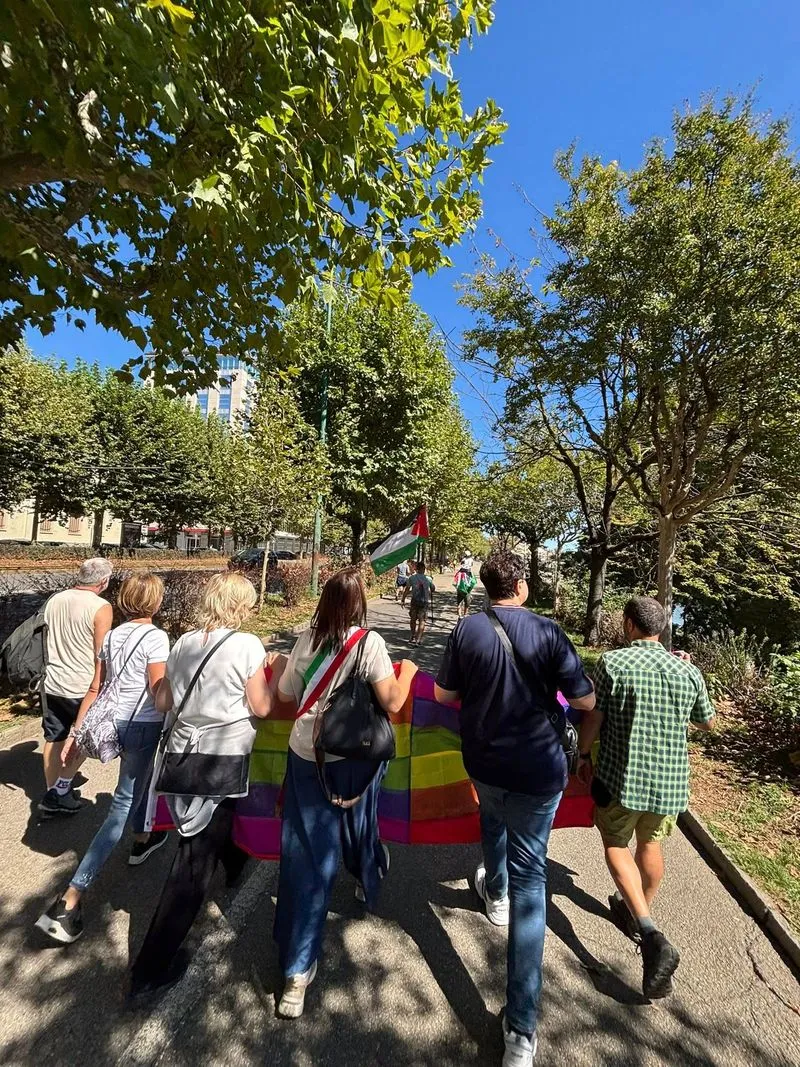MONCALIERI - In tanti alla «Local march for Gaza» per chiedere lo stop a tutte le guerre - FOTO