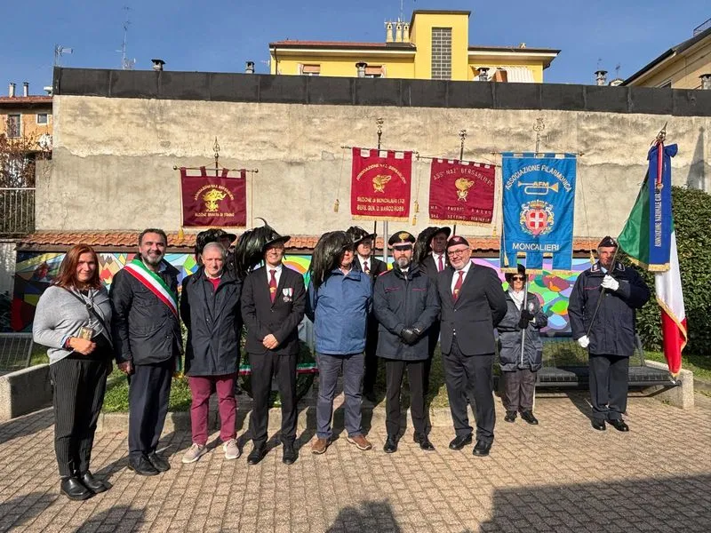 MONCALIERI - Inaugurato il murale per i caduti nelle missioni di pace - FOTO