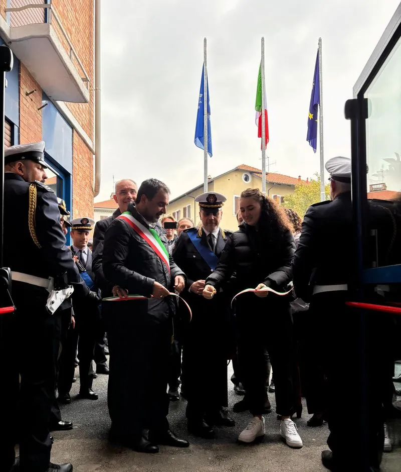 MONCALIERI - Inaugurata la nuova caserma della polizia locale dedicata a Fabio Rinaldi - FOTO