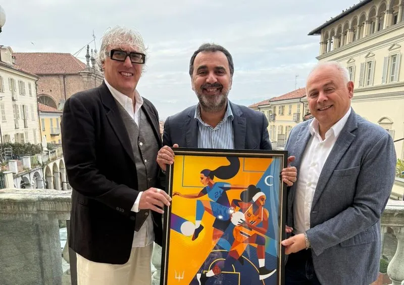 MONCALIERI - Paratissima, ecco «MatchArt»: un'opera che celebra lo sport femminile, la passione e la città