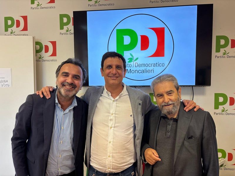 MONCALIERI - Diego Artuso è il nuovo segretario del circolo cittadino del Pd - FOTO